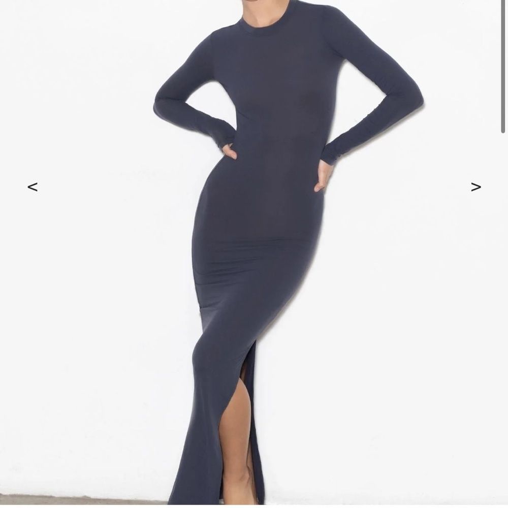 Cham The Elle Long Dress - Navy Long Sleeve Xl/Xxl New Without Tags